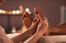 Foot massage at SUNBABY Spa